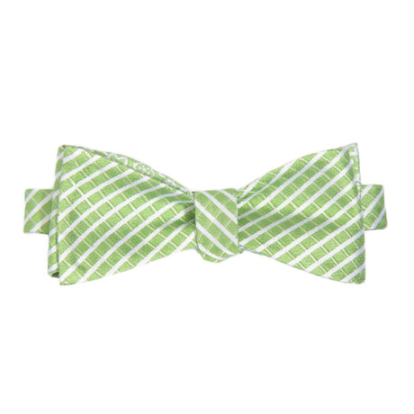 Reversible Floral Bow Tie // Green