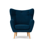 Velour Lounge Chair