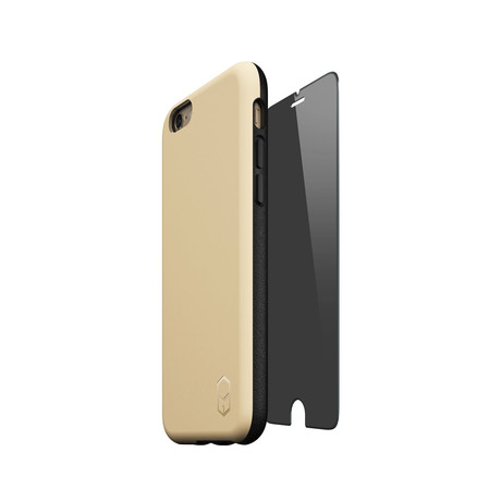 ITG Level Case + Privacy Screen Protector // Sand (iPhone 6)