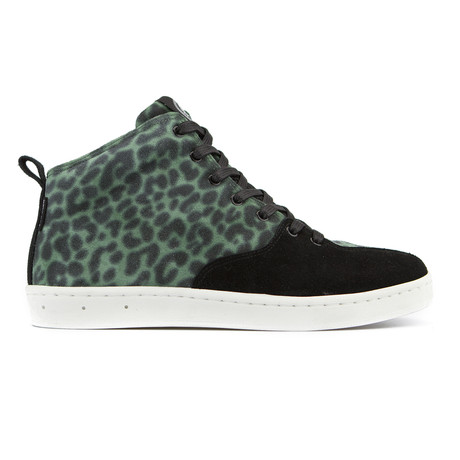 Quattro Skate 2 LX High Top // Olive Cheetah + White (US: 7)