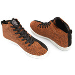 Quattro Skate 2 LX High Top // Rust + White (US: 10.5)