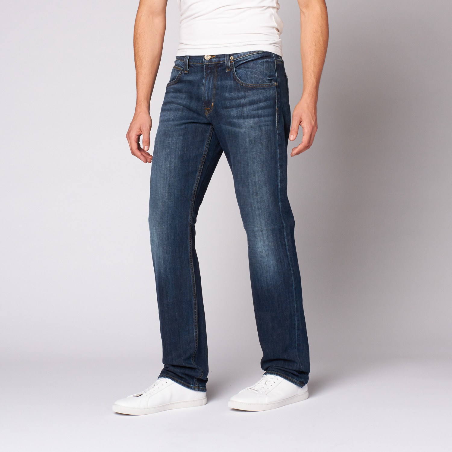  HUDSON Jeans Byron Five-Pocket Straight Zip Fly in
