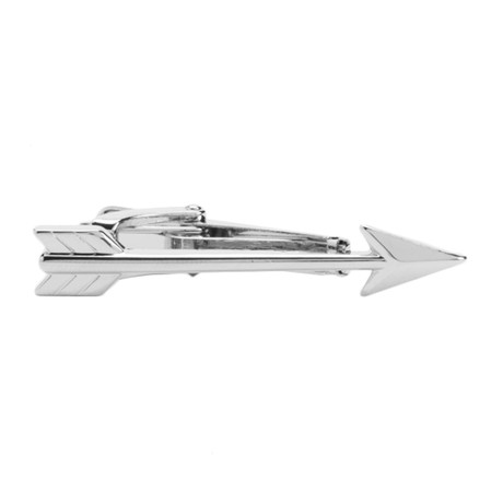 Arrow Tie Clip // Silver