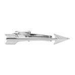 Arrow Tie Clip // Silver