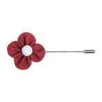 Daisy Lapel Flower // Red