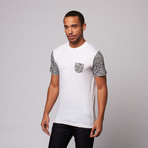 Spin Tee // White + Black (L)