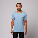 Bent Up Tee // Light Blue (S)