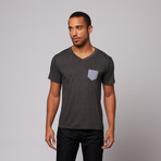 Academy V-Neck Tee // Grey (S)