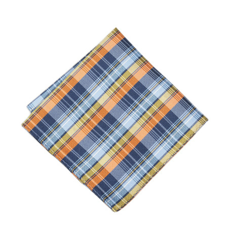 Plaid Pocket Square // Multi