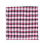 Gingham Pocket Square // Red + Blue