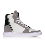 Adonis High Top // White + Grey + Black (US: 10)