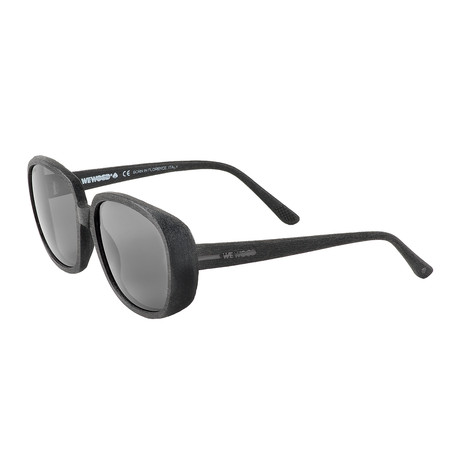 Lyra // Black + Black + Grey Solid Lens