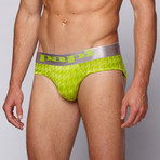 Rave Low Rise Briefs // Citron (XL)