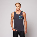 Karl Tank // Heather Navy (L)