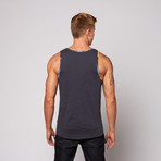 Karl Tank // Heather Navy (L)