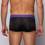 2-Pack Ibiza Plaid Brazilian // Black + Purple (M)