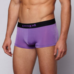 2-Pack Loop Brazilian // Black + Purple (S)