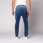 Alden Denim Knit Terry Harem Pant // Indigo (S)