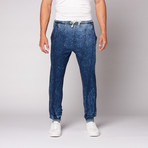 Alden Denim Knit Terry Harem Pant // Indigo (S)