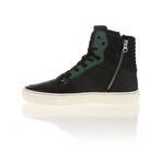 Adonis High Top // Black + Green (US: 9)
