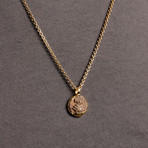 Medieval Southern India Gold Coin Necklace