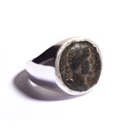 Roman Coin Silver Ring // Ancient Thrace