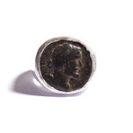 Roman Coin Silver Ring // Ancient Thrace