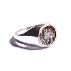 Indo-Greeks Coin Silver Ring