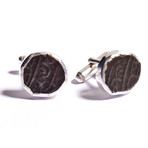 Antique Coin Silver Cufflinks