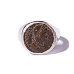 Roman Coin // Honorius // Silver Ring