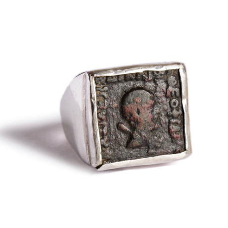 Ancient India Indo Greeks Silver Ring