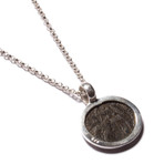 Roman Empire Silver Coin Necklace // Constantius II