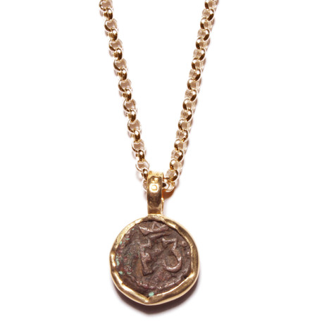 Tranquebar Antique Coin Gold Necklace