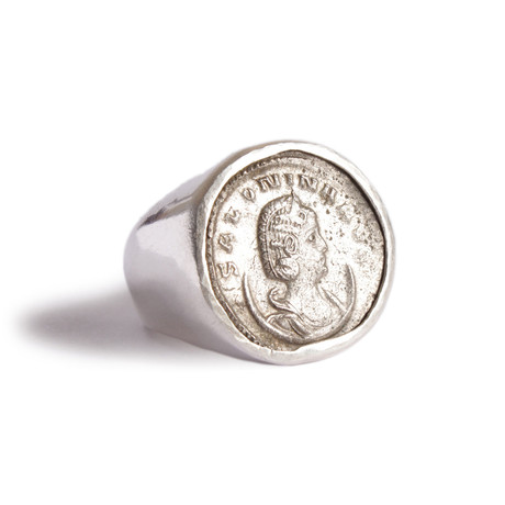 Roman Empire Silver Ring // Salonina