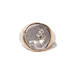 Ancient Greece Lion Gold Ring