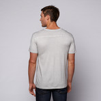 Vintage V-Neck Tee // Cloud (L)