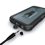Waterproof Case + Carabiner // Charcoal (iPhone 6/6s Plus)