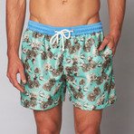 Bora Bora Floral Shorts (M)