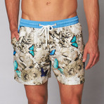 Paradise Butterfly Shorts (L)
