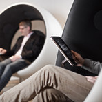 Sonic Chair (Dark Grey + Crème White)