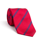 The Santiago Silk Tie // Red + Blue