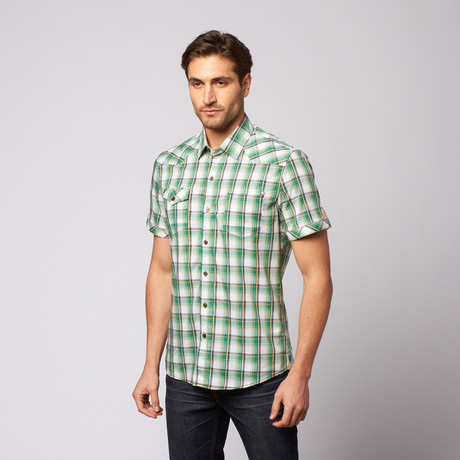 Feel This Moment Button Down Shirt // Green (S)