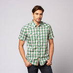 Feel This Moment Button Down Shirt // Green (L)