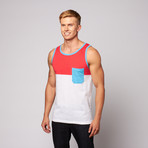 Topper Tank // Red (L)