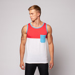 Topper Tank // Red (L)