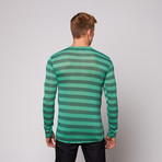 Merge Striped Longsleeve Tee // Mediterranean (L)