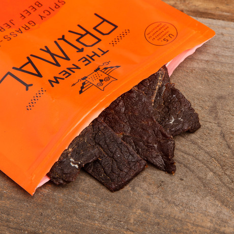 Grass-Fed Spicy Beef Jerky // Pack of 4