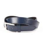 The Elton Formal Stitched Belt  // Navy (Small (32"- 34" Waist))