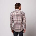 MINE Apparel // Plaid Button Down // Red + Forest (M)