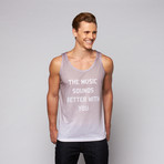 The Music Tank // Grey (Extra Small)